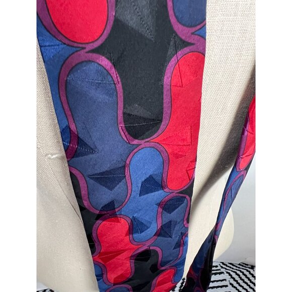 Vintage Halston III Silk Tie Abstract Pattern Vintage - Picture 8 of 16